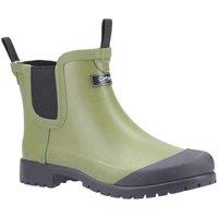 Cotswold Women's 'Blenheim' Rubber Plain Wellington Boots in Green | Size: 9