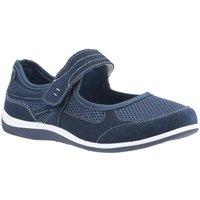 Fleet & Foster Women's Morgan Touch Fastening Shoe in Navy | Size: 4
