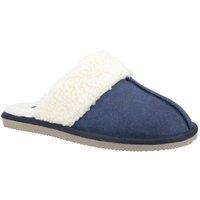 Hush Puppies Women's 'Arianna' Suede Mule Slippers in Navy | Size: 3