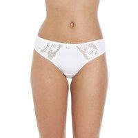 Camille Women's Three Pack Classic Lace Thong in White | Size: 10