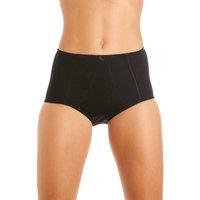 Camille Women's Three Pack Classic Cotton Control Briefs in Black | Size: 22-24