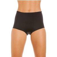 Camille Women's Smooth High Waist Two Pack Control Briefs in Black | Size: 14