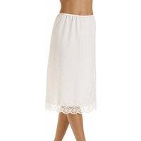 Camille Women's 26 Half Slip Lace Trim Underskirt in Ivory | Size: 14-16