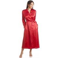 Camille Women's Luxury Long Satin Wrap in Red | Size: 18-20