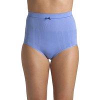 Camille Women's Two Pack Seamfree High Waist Shapewear Control Briefs in Blue | Size: 10-12
