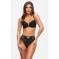 Ann Summers Women's The Icon High Waisted Brazilian in Black | Size: 18