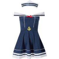 Ann Summers Women's Bridal Sexy Sailor Outfit in White | Size: Medium