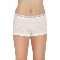 Camille Women's Three Pack Smooth Seamless Boxers in Ivory | Size: Large/XL