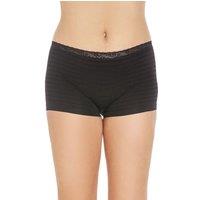 Camille Women's Three Pack Smooth Seamless Boxers in Black | Size: Large/XL