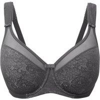 Berlei Women's Beauty Lace Underwired Smoothing Bra - White in Dark Grey | Size: 38E