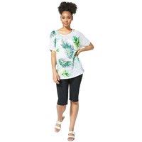 Roman Women's Knee Length Stretch Shorts in Black | Size: 22