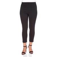 Roman Women's 3/4 Length Stretch Elastic Waist Trouser in Black | Size: 12