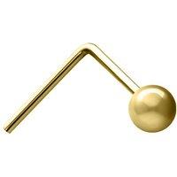 Jewelco London Women's 9ct Gold Ball Nose Stud 2mm
