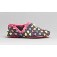 Sleepers Women's Jade Dotted Full Slippers in Fuchsia | Size: 6
