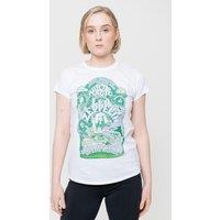 Led Zeppelin Women's Electric Magic Skinny Fit T-Shirt in White | Size: Large