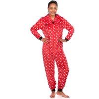 Disney Women's Minnie Mouse Onesie in Red | Size: XL