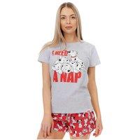 Disney Women's 101 Dalmatians Short Pyjamas in Grey | Size: 2XL