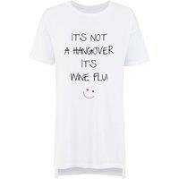 60 SECOND MAKEOVER Women's Hangover Wine Flu Nightie in White | Size: Medium