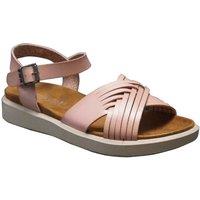 IVACHY Women's Summer Comfy Wide Ankle-Strap in Pink | Size: 4