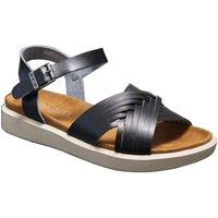 IVACHY Women's Summer Comfy Wide Ankle-Strap in Black | Size: 7.5