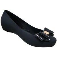 IVACHY Women's Slip-On Flat Simple Jelly Ballet Back To School or Casual Pump Shoes in Black | Size: 7.5