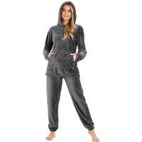CityComfort Women's Pyjama Set in Grey | Size: Large