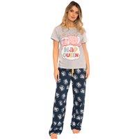 Peppa Pig Women's Nap Queen Mummy Pig Pyjamas in Grey | Size: XL