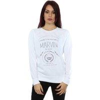 Looney Tunes Women's Marvin The Martian Wheres The Kaboom Sweatshirt in White | Size: Medium