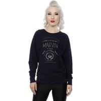 Looney Tunes Women's Marvin The Martian Wheres The Kaboom Sweatshirt in Navy | Size: Medium