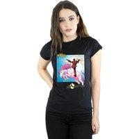Marvel Women's Deadpool Hey You Cotton T-Shirt in Black | Size: XL