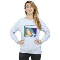 Disney Women's Sleeping Beauty Meme Sweatshirt in Grey | Size: 2XL