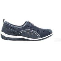 Boulevard Women's Zip Elastic Gusset Leisure Shoes in Navy | Size: 5