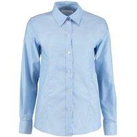 Kustom Kit Women's Workwear Oxford Long Sleeve Shirt in Light Blue | Size: 14