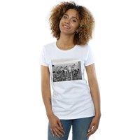 Friends Women's Construction Photo Cotton T-Shirt in White | Size: Medium