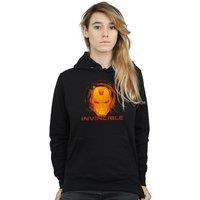 Marvel Women's Avengers Iron Man Invincible Hoodie in Black | Size: Large