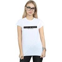 Friends Women's Logo Block Cotton T-Shirt in White | Size: Medium