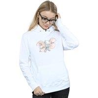 Disney Women's Dumbo Happy Day Hoodie in White | Size: 2XL