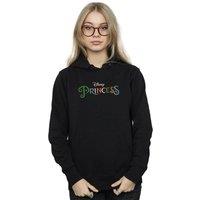 Disney Princess Women's Colour Logo Hoodie in Black | Size: 2XL