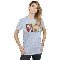 Friends Women's The Holiday Armadillo Cotton Boyfriend T-Shirt in Grey | Size: XL