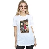 Friends Women's Joey Turkey Cotton Boyfriend T-Shirt in White | Size: 3XL