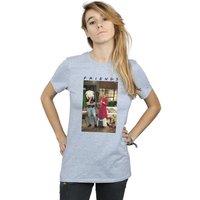 Friends Women's Joey Turkey Cotton Boyfriend T-Shirt in Grey | Size: Large