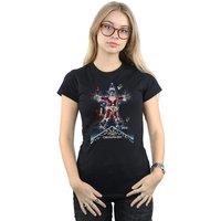 National Lampoon's Christmas Vacation Women's Poster Cotton T-Shirt in Black | Size: 2XL