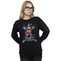 National Lampoon's Christmas Vacation Women's Poster Sweatshirt in Black | Size: XL