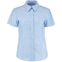Kustom Kit Women's Workwear Oxford Short Sleeve Shirt in Light Blue | Size: 10