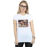 Friends Women's Joey & Chandler Hats Cotton T-Shirt in White | Size: Small