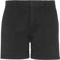 Asquith & Fox Women's Classic Fit Shorts in Black | Size: 2XL