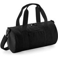 Bagbase Women's Mini Barrel Shoulder Bag Pack of 2 in Black