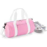 Bagbase Women's Mini Barrel Shoulder Bag Pack of 2 in Light Pink