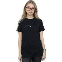 Disney Women's Aladdin Cosmic Wardrobe Cotton Boyfriend T-Shirt in Black | Size: 2XL