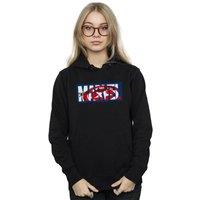Marvel Comics Women's Sentinel Of Liberty Logo Hoodie in Black | Size: 2XL